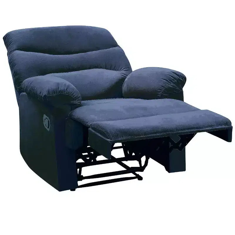 Poltrona reclinabile in pelliccia sintetica con seduta in memory foam – Divano singolo per soggiorno, camera da letto e sala lettura