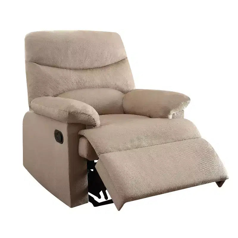 Poltrona reclinabile in pelliccia sintetica con seduta in memory foam – Divano singolo per soggiorno, camera da letto e sala lettura