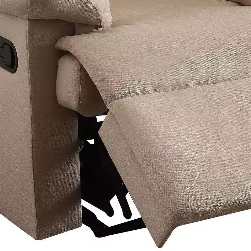 Poltrona reclinabile in pelliccia sintetica con seduta in memory foam – Divano singolo per soggiorno, camera da letto e sala lettura