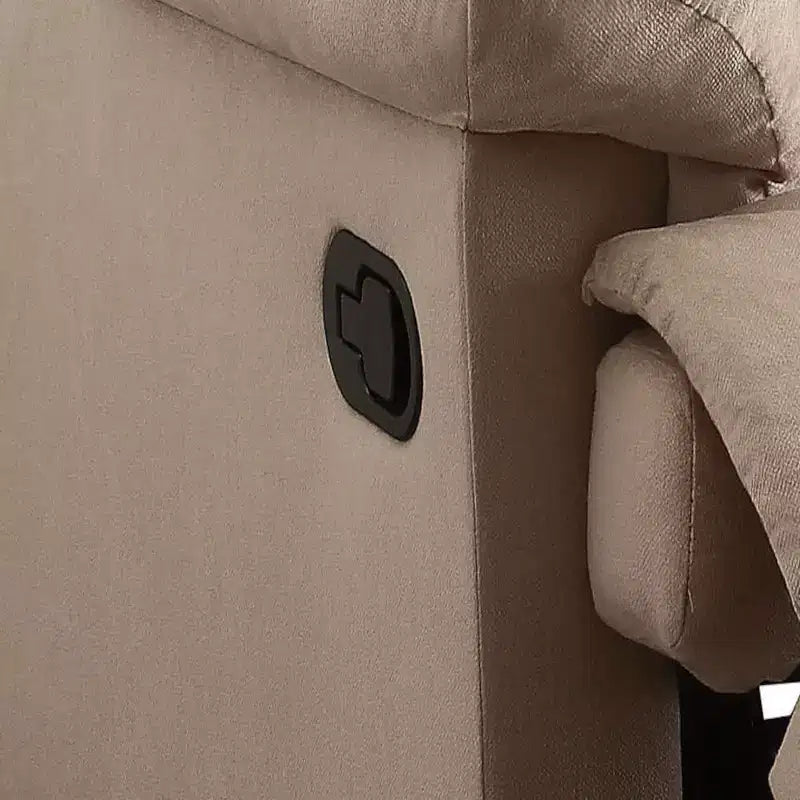 Poltrona reclinabile in pelliccia sintetica con seduta in memory foam – Divano singolo per soggiorno, camera da letto e sala lettura