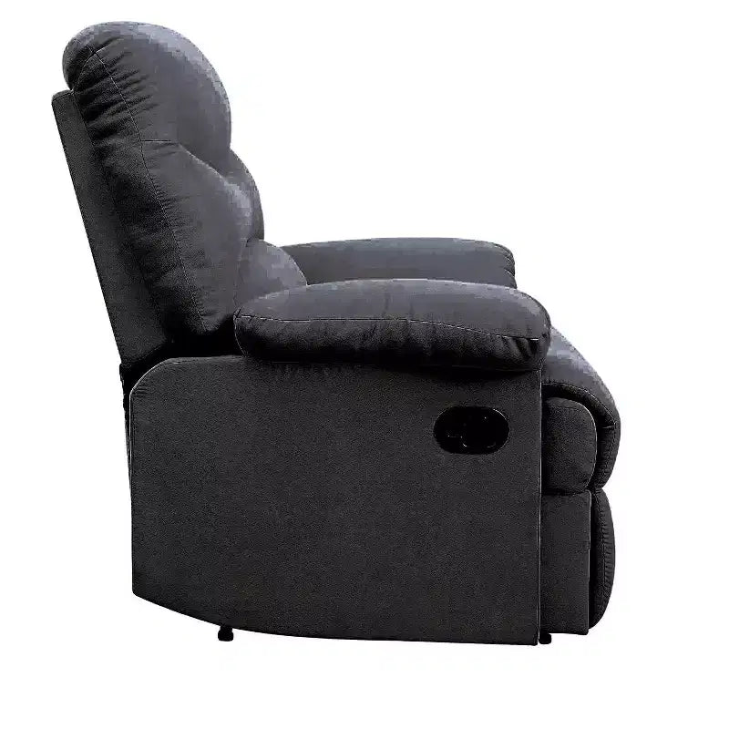 Poltrona reclinabile in pelliccia sintetica con seduta in memory foam – Divano singolo per soggiorno, camera da letto e sala lettura
