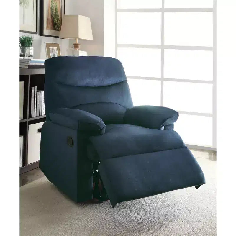 Poltrona reclinabile in pelliccia sintetica con seduta in memory foam – Divano singolo per soggiorno, camera da letto e sala lettura