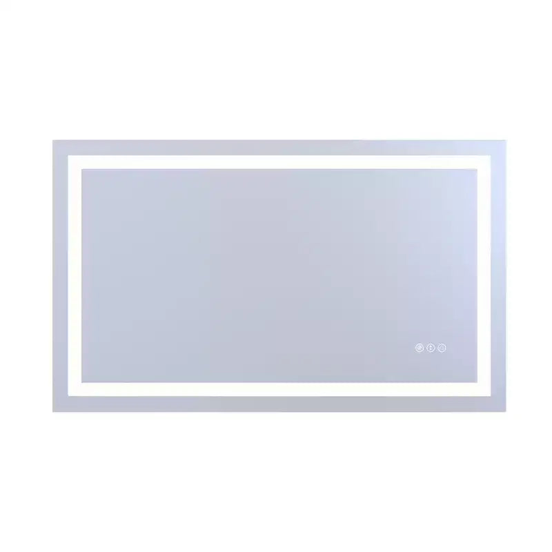 Specchio a LED 40x24 per bagno con antiappannamento e illuminazione a 3 colori dimmerabile