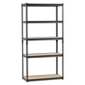 Storage Shelves 16 D x 36 W x 71 4 H 5 Tier Garage Storage Shelving Heavy Duty Portable