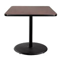 Hampden Furnishings 36" Bennet Collection Square Dining Table Black/Mahogany