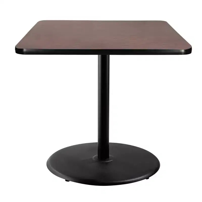 Hampden Furnishings 36" Bennet Collection Square Dining Table Black/Mahogany